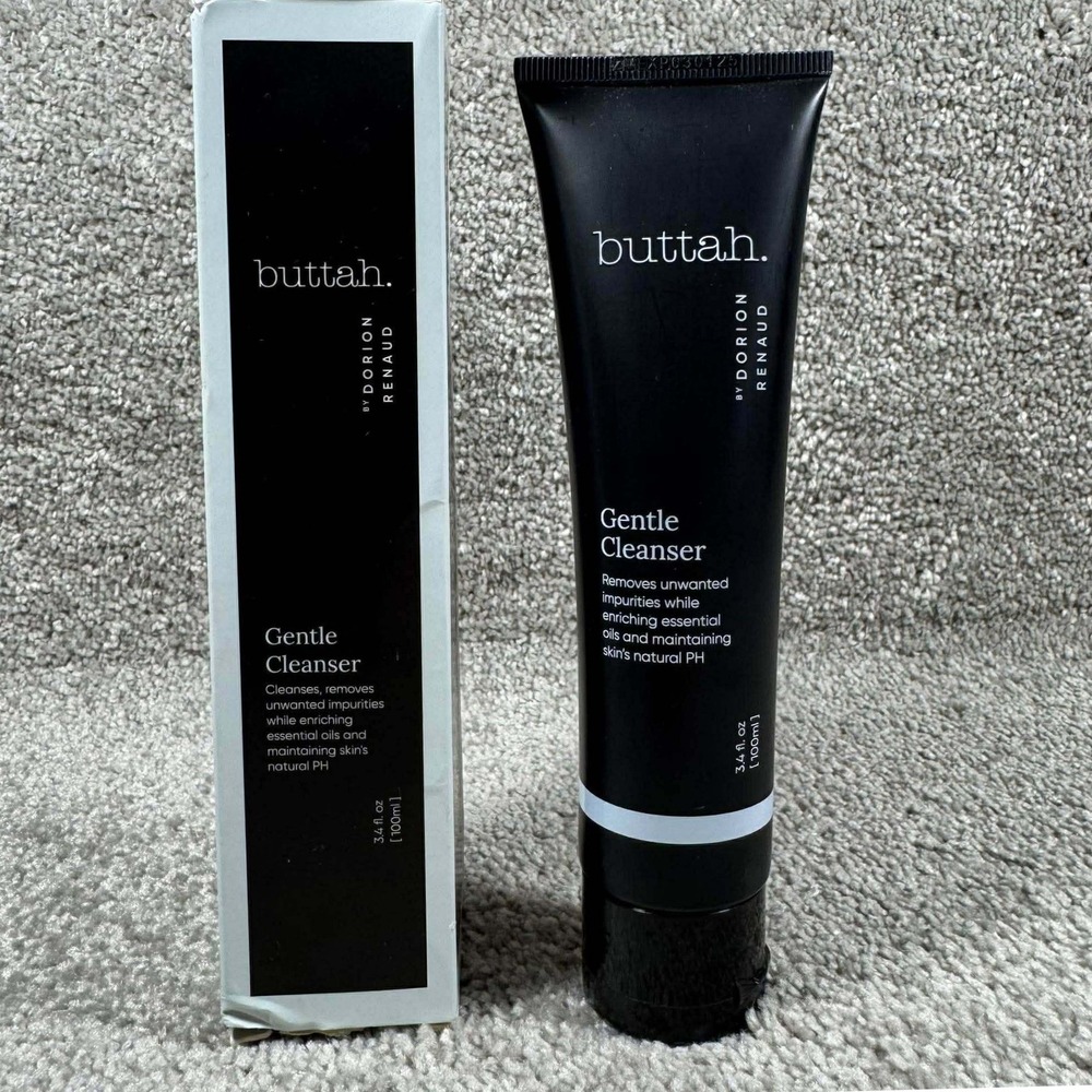 Buttah Gentle Cleanser Face Wash with Citric Acid for All Skin Types 3.4oz